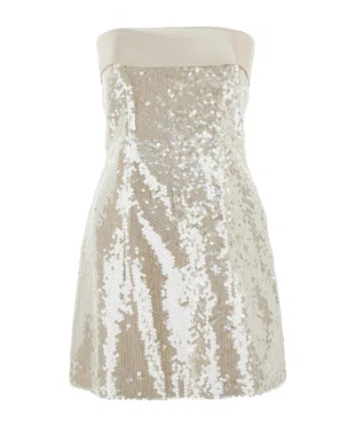 PHILOSOPHY DI LORENZO SERAFINI PHILOSOPHY DI LORENZO SERAFINI PAILLETTES SHEATH MINI DRESS