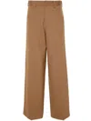 Philosophy Di Lorenzo Serafini High-waisted Wide-leg Trousers In Brown