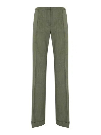 PHILOSOPHY DI LORENZO SERAFINI PALAZZO TROUSERS IN FRESH WOOL AND LINEN