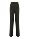 Philosophy Di Lorenzo Serafini Oversized Trousers In Cool Wool Blend In Green