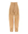 Philosophy Di Lorenzo Serafini High-waisted Trousers Pleated Cuffed Hem