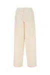Philosophy Di Lorenzo Serafini Pastel Pink Stretch Polyester Blend Pant In Beige