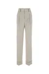 Philosophy Di Lorenzo Serafini Melange Sand Stretch Wool Blend Pant In Beige O Tan