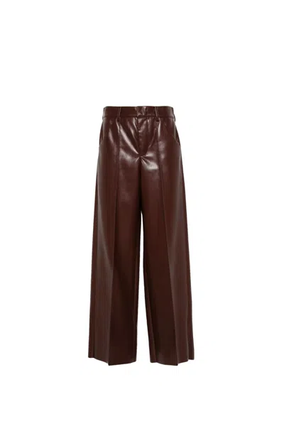 Philosophy Di Lorenzo Serafini Doeco Wide-leg Trousers In Brown