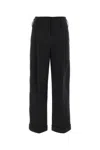 Philosophy Di Lorenzo Serafini Wide-leg Cotton Stretch Pant In Black