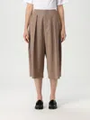 Shop Philosophy Di Lorenzo Serafini Pants  Woman Color Beige