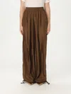 PHILOSOPHY DI LORENZO SERAFINI PANTS PHILOSOPHY DI LORENZO SERAFINI WOMAN COLOR BROWN,G70619032