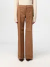 Philosophy Di Lorenzo Serafini Tropical Wool Blend Straight Pants In Braun