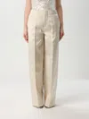 Philosophy Di Lorenzo Serafini Satin Trousers In Ivory