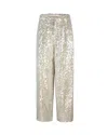 Philosophy Di Lorenzo Serafini Pantalone In Paillettes Champagne In White