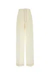 Philosophy Di Lorenzo Serafini Ivory Polyester Blend Pant In White