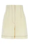 Philosophy Di Lorenzo Serafini Ivory Polyester Blend Shorts In White