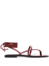 Philosophy Di Lorenzo Serafini Patent Flat Sandals In Red