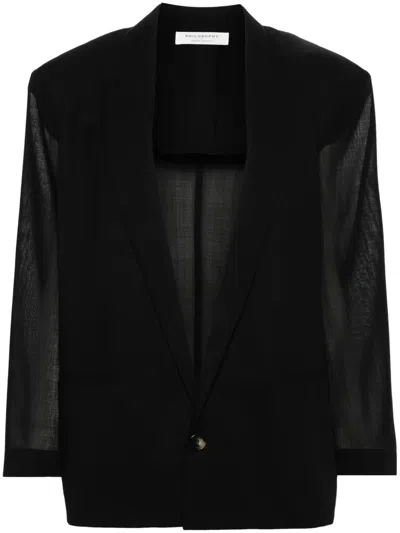 PHILOSOPHY DI LORENZO SERAFINI PEAK-LAPELS SINGLE-BREASTED BLAZER