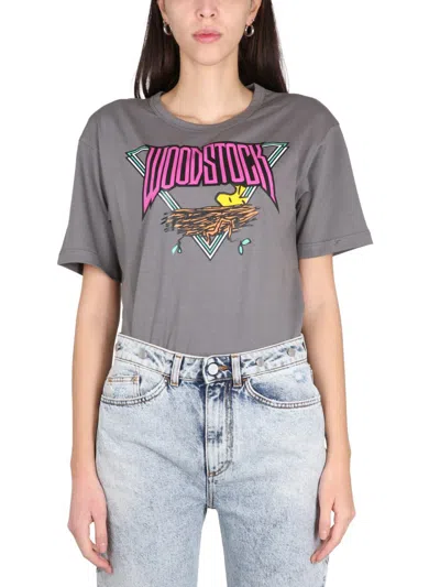 Philosophy Di Lorenzo Serafini "peanuts" T-shirt In Gray