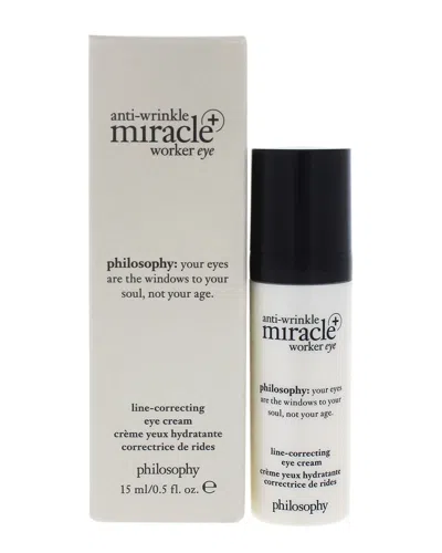 Philosophy Di Lorenzo Serafini Philosophy 0.5oz Anti-wrinkle Miracle Worker Eye Cream In Transparent