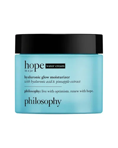 Philosophy Di Lorenzo Serafini Philosophy 2oz Hope In A Jar Hyaluronic Glow Moisturizer In Transparent