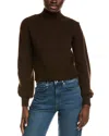 Philosophy Di Lorenzo Serafini Philosophy Balloon Sleeve Cashmere Sweater In Brown