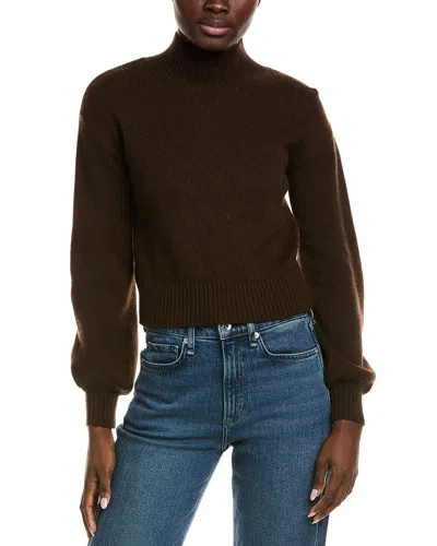 Philosophy Di Lorenzo Serafini Philosophy Balloon Sleeve Cashmere Sweater In Brown
