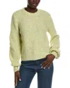 Philosophy Di Lorenzo Serafini Philosophy Balloon Sleeve Wool-blend Sweater In Yellow