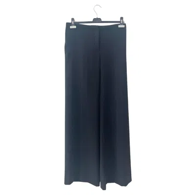 Pre-owned Philosophy Di Lorenzo Serafini Philosophy Black Wide-leg Trousers - Made In Italy - It 42