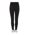 Philosophy Di Lorenzo Serafini Raised-seam High-waist Leggings In Black