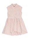 Philosophy Di Lorenzo Serafini Openwork Flared Dress In Pink