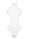 Philosophy Di Lorenzo Serafini Einteiliger Badeanzug Mit Rosenapplikation In White