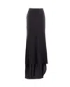 Philosophy Di Lorenzo Serafini High-low Hem Maxi Skirt In Black