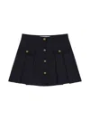 Philosophy Di Lorenzo Serafini Pleated Buttoned Skirt In Blue