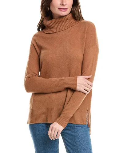 Philosophy Di Lorenzo Serafini Philosophy Cashmere Cowl Tunic Sweater In Brown