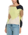 Philosophy Di Lorenzo Serafini Philosophy Colorblocked Cashmere Sweater In Multi