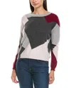 Philosophy Di Lorenzo Serafini Philosophy Colorblocked Cashmere Sweater In Multi