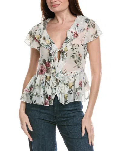 Philosophy Di Lorenzo Serafini Philosophy Flutter Blouse In Multi