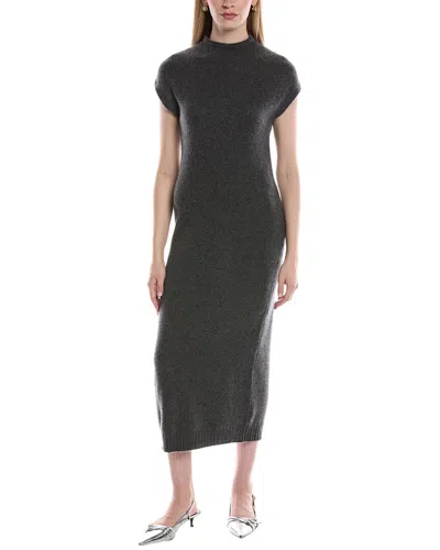 Philosophy Di Lorenzo Serafini Philosophy Funnel Neck Cashmere Midi Sweaterdress In Gray