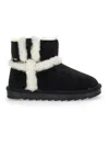 Philosophy Di Lorenzo Serafini Philosophy Kids  Ankle Boots With Fur Trim In Black