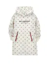 Philosophy Di Lorenzo Serafini Philosophy Kids  Drawstring Sweatshirt Dress In Neutral