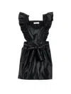 Philosophy Di Lorenzo Serafini Philosophy Kids  Dungaree Skirt With Ruffles In Black