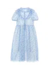 Philosophy Di Lorenzo Serafini Floral-print Dress In Blue