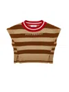 Philosophy Di Lorenzo Serafini Philosophy Kids  Striped Knitted Vest In Multi
