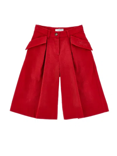 Philosophy Di Lorenzo Serafini Philosophy Kids  Velvet Jeans In Red
