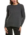 Philosophy Di Lorenzo Serafini Philosophy Oversized Crewneck Cashmere Sweater In Gray