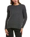 Philosophy Di Lorenzo Serafini Philosophy Oversized Crewneck Cashmere Sweater In Gray