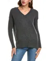 Philosophy Di Lorenzo Serafini Philosophy Oversized V-neck Sweater In Gray