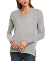 Philosophy Di Lorenzo Serafini Philosophy Oversized V-neck Sweater In Gray