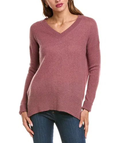 Philosophy Di Lorenzo Serafini Philosophy Oversized V-neck Sweater In Purple