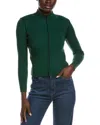 Philosophy Di Lorenzo Serafini Philosophy Rib Mock Neck Sweater In Green