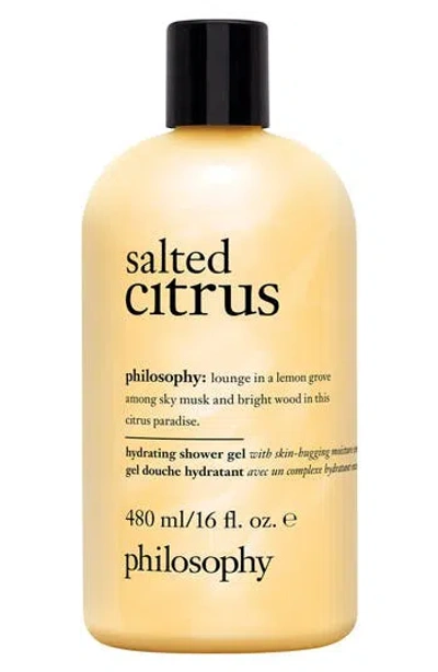 Philosophy Di Lorenzo Serafini Philosophy Salted Citrus Shampoo, Shower Gel & Bubble Bath In Transparent