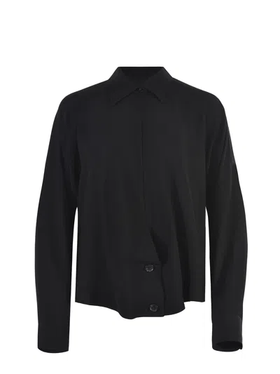 Philosophy Di Lorenzo Serafini Philosophy Shirt In Triacetate. In Black
