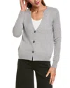 Philosophy Di Lorenzo Serafini Philosophy Split V-neck Cashmere Cardigan In Gray